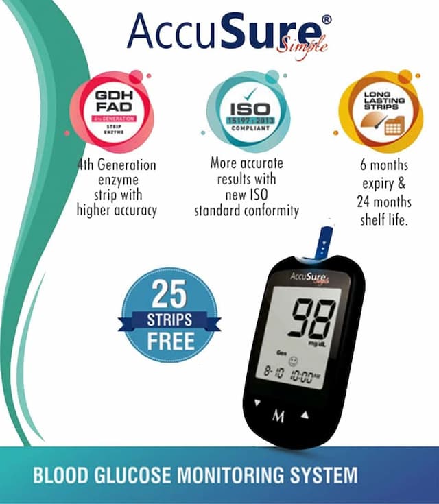Accusure Simple Blood Glucose Meter