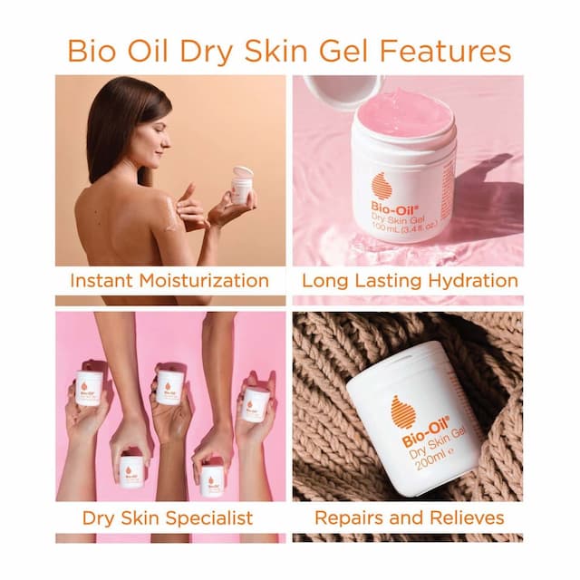Bio Oil Perfect Skin Combo - Skincare Oil And Dry Skin Gel - Face And Body 175 Ml