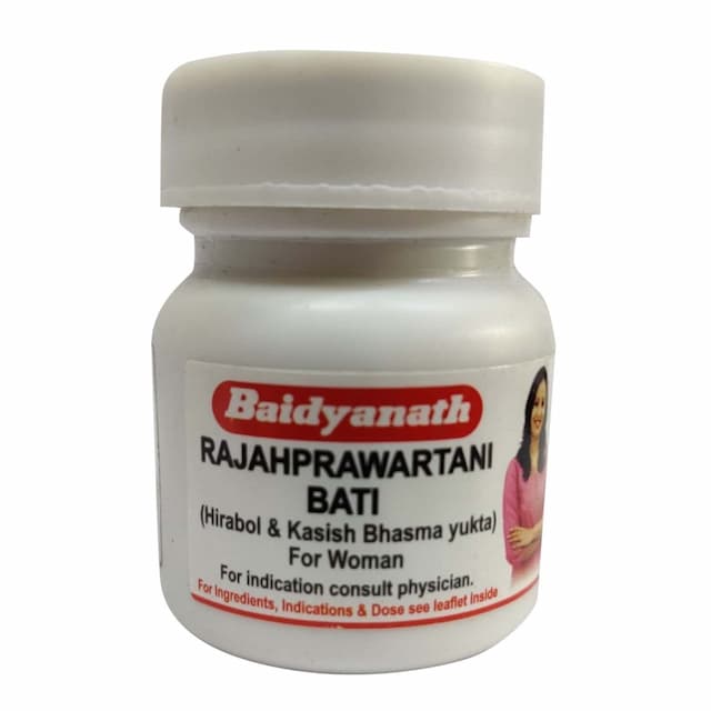 Baidyanath Rajahprawartini Bati For Women'S Health Tablet 40