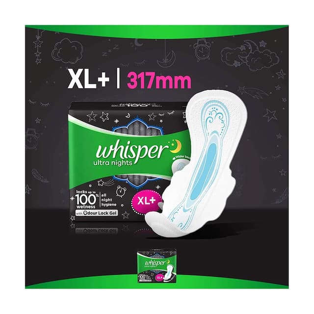 Whisper Ultra Night Pads Xl Plus 15
