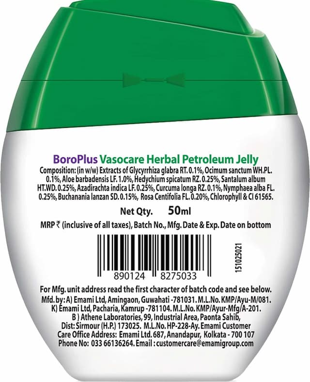 Boroplus Vasocare Petroleum Jelly 50ml