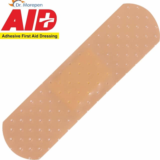 Dr. Morepen Latex Free Waterproof Bandaids - 100 Band Aids
