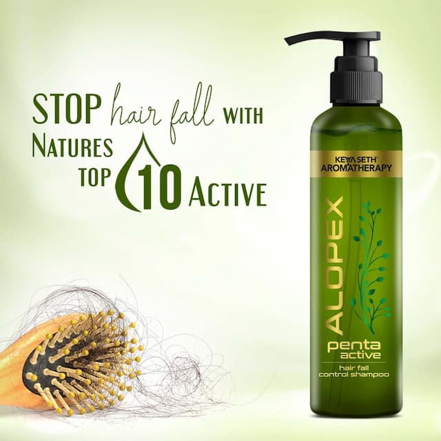 Keya Seth Aromatherapy, Alopex Penta Active Hair Fall Control Shampoo For Men & Women - 200ml
