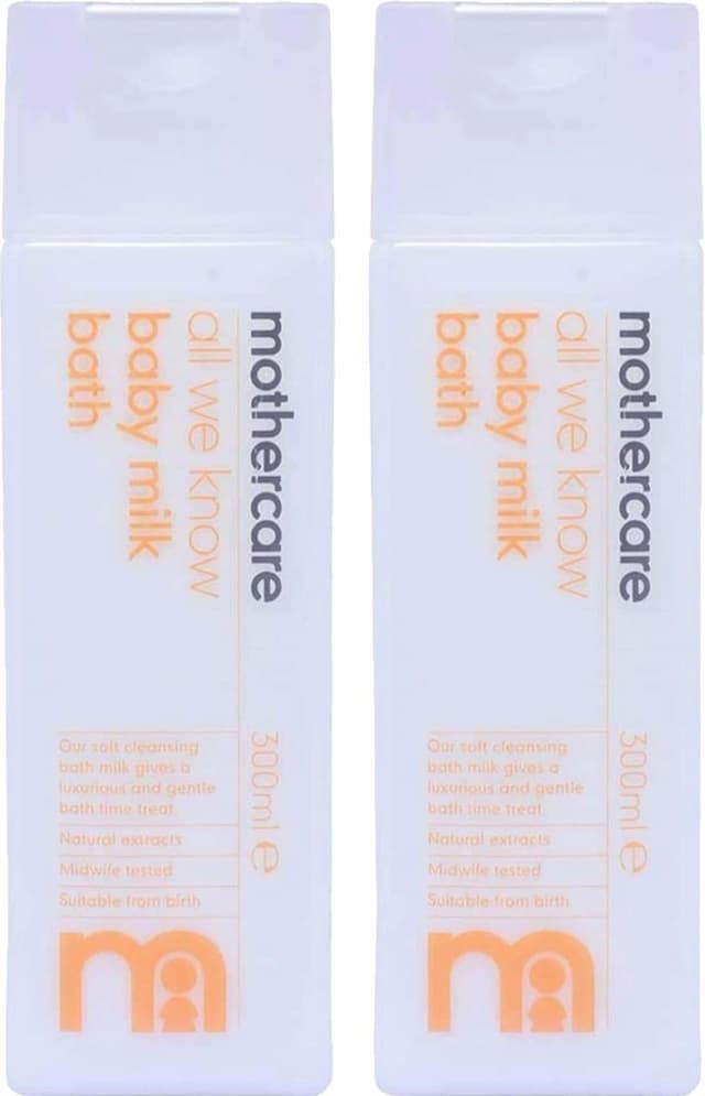 Mothercare All We Know Baby Milky Bath (300ml, Pack Of 2)