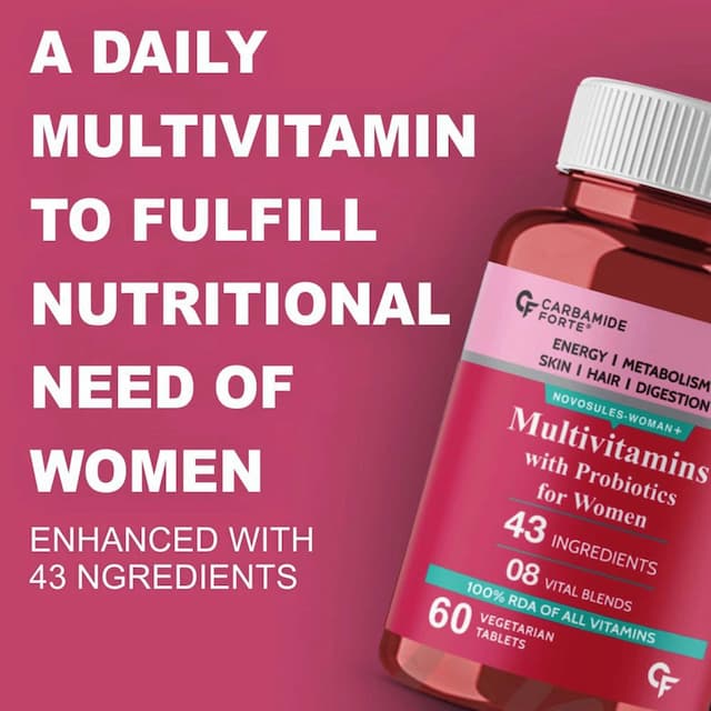 Carbamide Forte Multivitamin With Probiotics For Women-60 Tablets