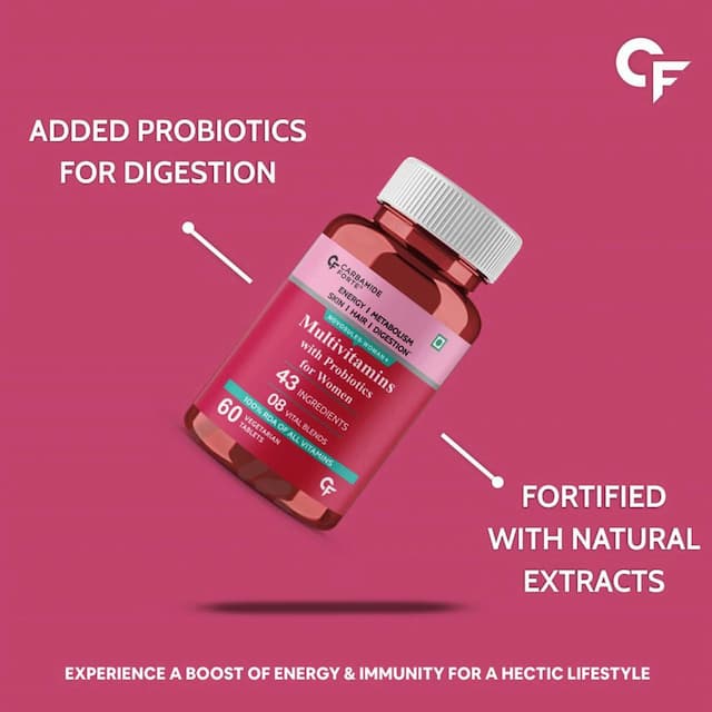 Carbamide Forte Multivitamin With Probiotics For Women-60 Tablets