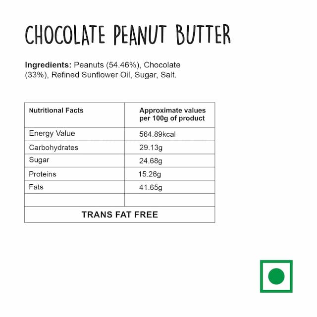 Wingreens Farms Chocolate Peanut Butter -180g Jar