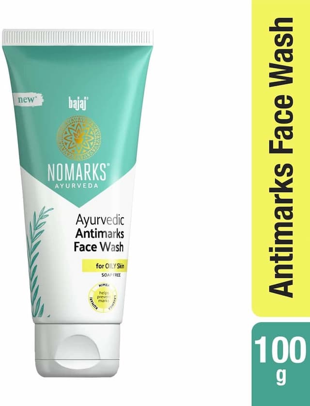 Bajaj Nomarks Ayurvedic Antimarks Face Wash - Oily Skin - 100g