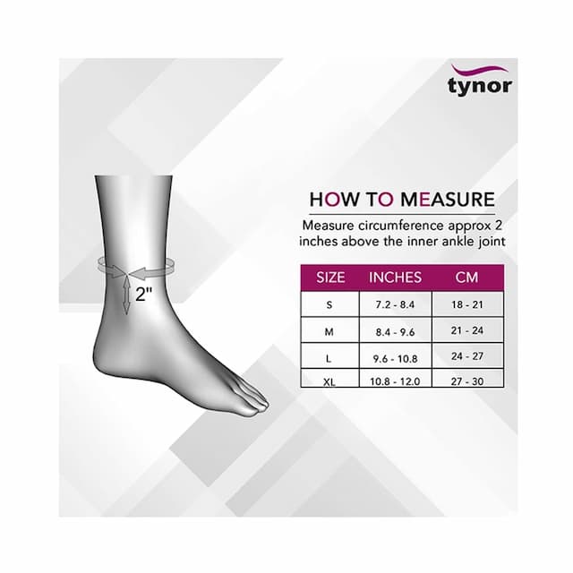 Tynor D 01 Ankle Binder Belt Size Medium