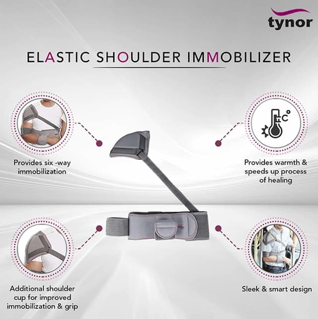 Tynor C 03 Elastic Shoulder Immobiliser Belt Size Xl