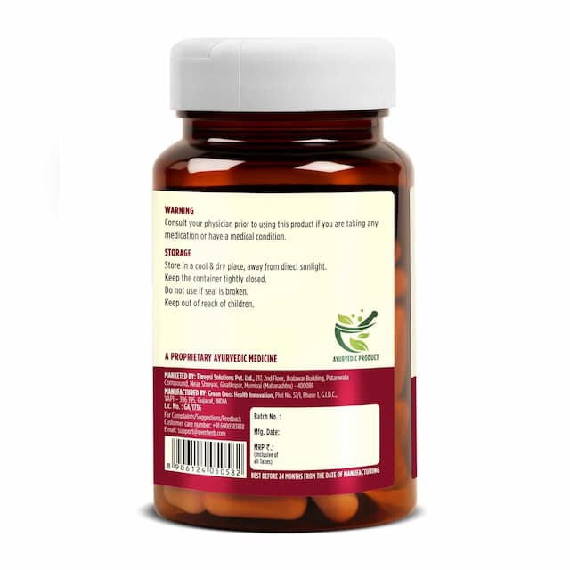 Everherb Tribulus (Gokshura) - Herbal Testosterone Booster - Bottle Of 60 Capsules