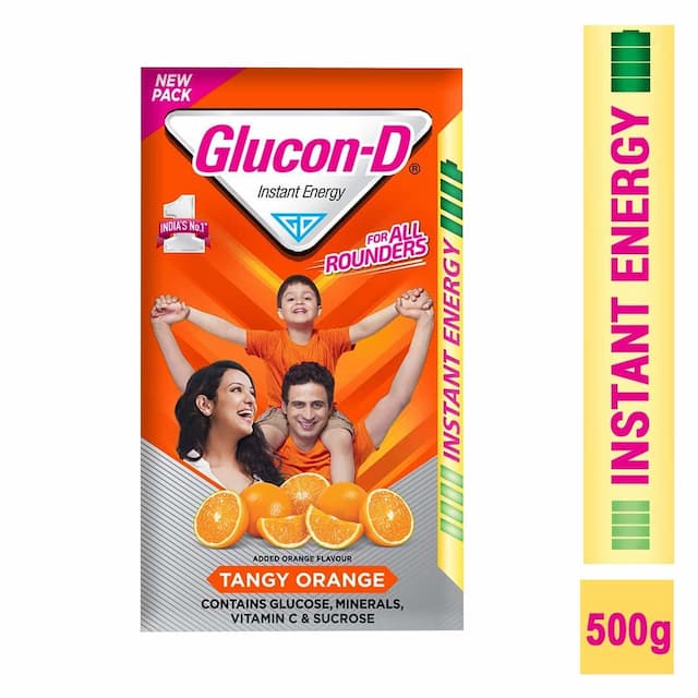 Glucon D Orange Powder 500 Gm