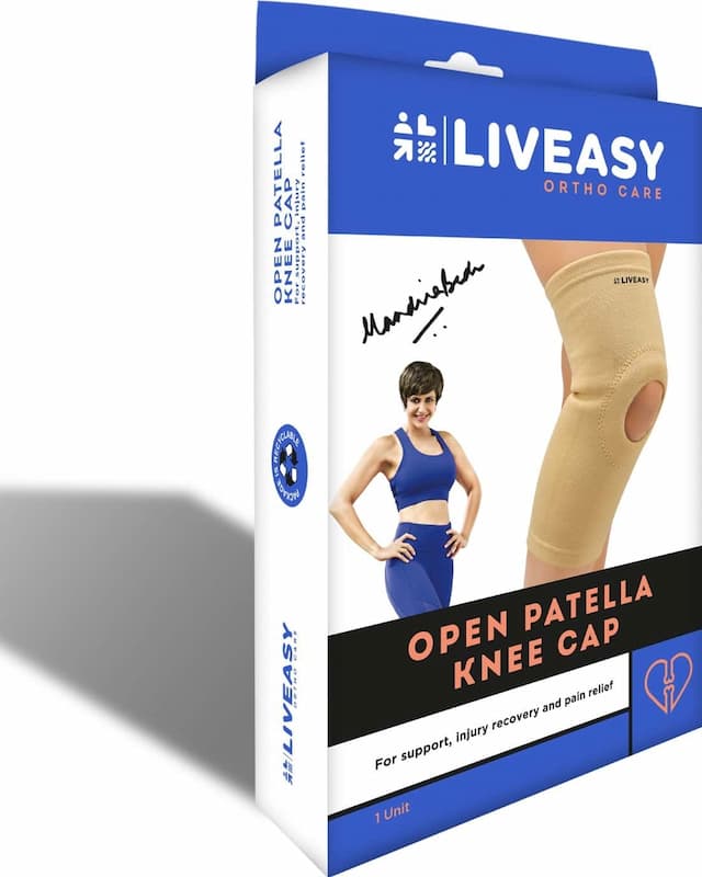 Liveasy Ortho Care Open Patella Knee Cap Medium