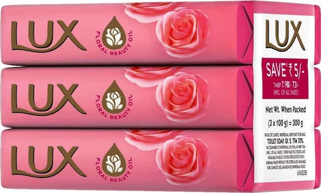 Lux Rose & Vitamin E Soap - 100 G (Pack Of 3)