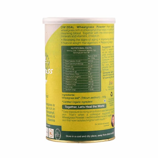 Organic Wellness Owzeal Wheat Grass Powder 100 Gm