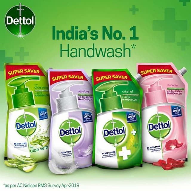 Dettol Skin Care Hand Wash Pouch 750 Ml
