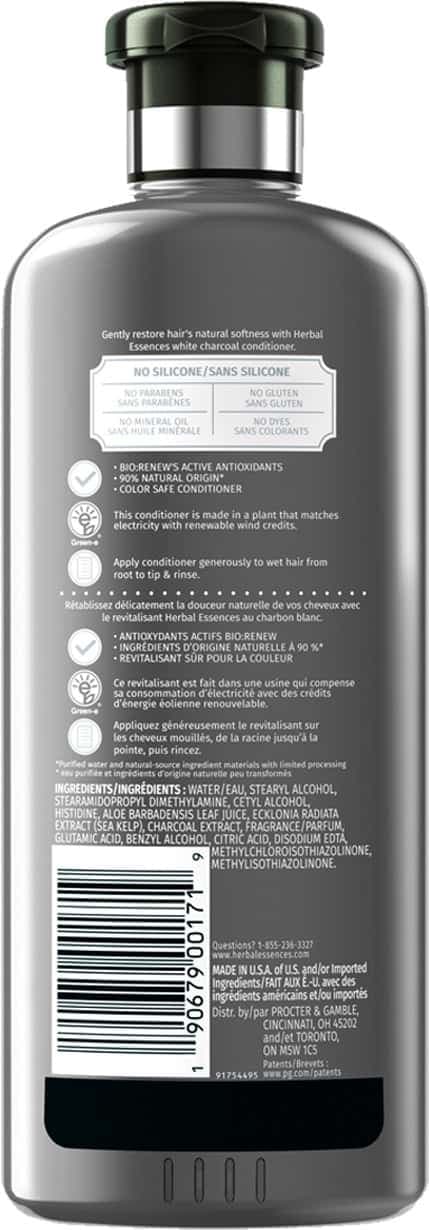 Herbal Essences Bio Renew Replenish White Charcoal Conditioner - 400ml