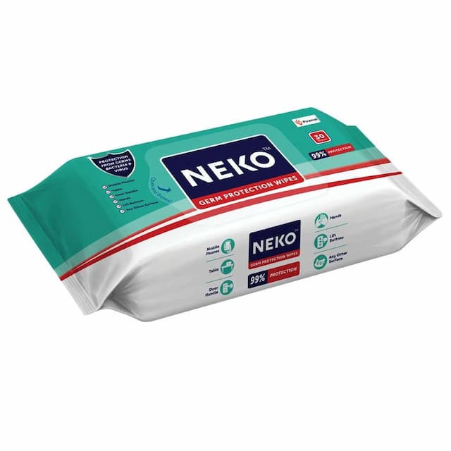 Neko Germ Protection Wipes - Travel Pack - 30 Wipes