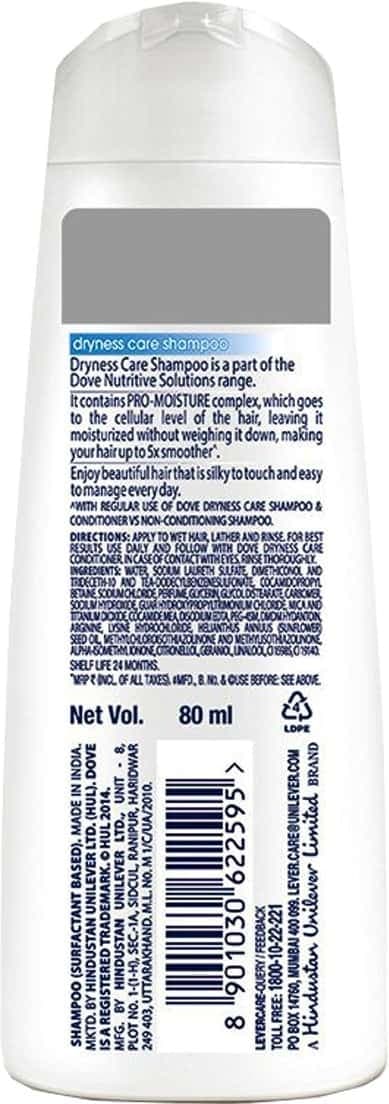Dove Dryness Care Shampoo - 80 Ml