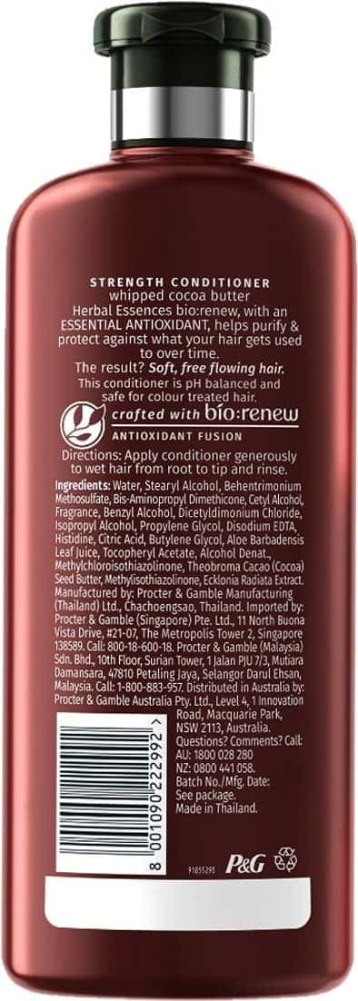 Herbal Essences Bio Renew Strength Whipped Cocoa Butter Conditioner - 400ml