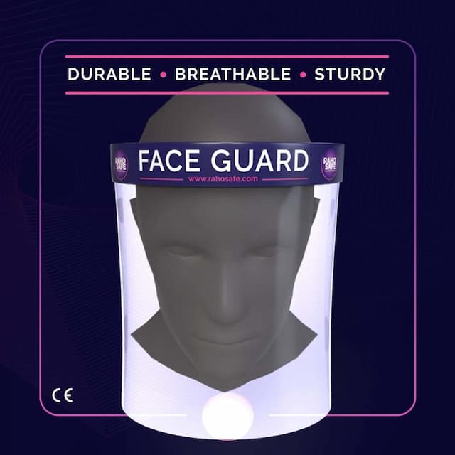 Raho Safe Face Shield Mask Box Of 4