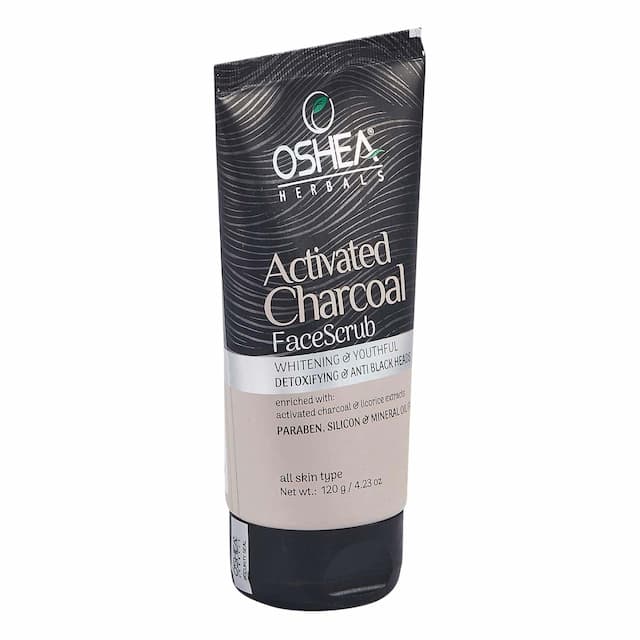 Oshea Activated Charcoal Face Scrub 120 Gm