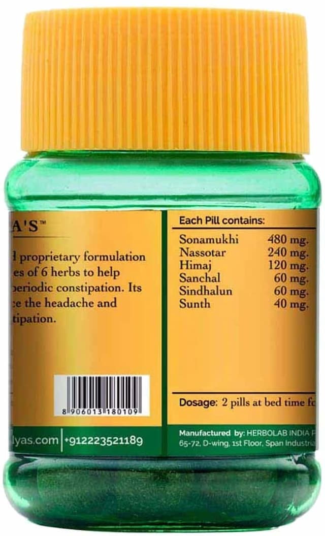 Dr. Vaidya'S Kabaj Pills - Relief From Constipation Pills 30