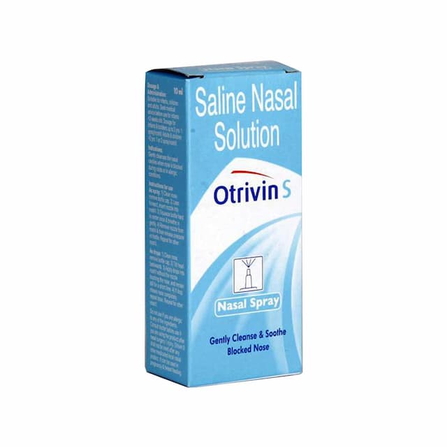 Otrivin Saline Bottle Of 10ml Nasal Spray