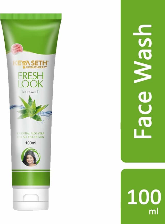 Keya Seth Aromatherapy, Fresh Look Face Wash Aloe Vera100ml