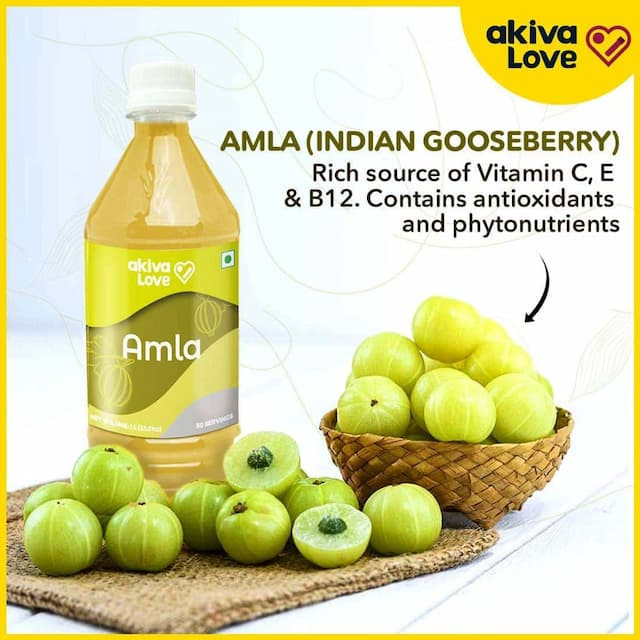 Akiva Love Amla Juice For Vitamin C - 1000ml