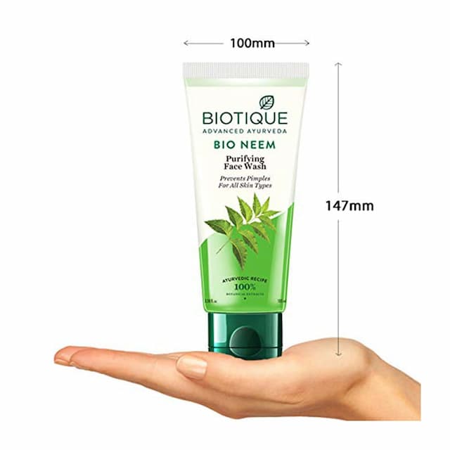 Biotique Bio Neem Purifying Face Wash For All Type Skin 100 Ml