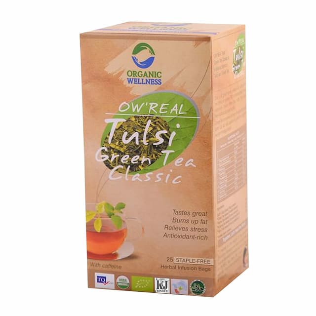 Organic Wellness Owreal Tulsi Green Classic Tea 100 Gm