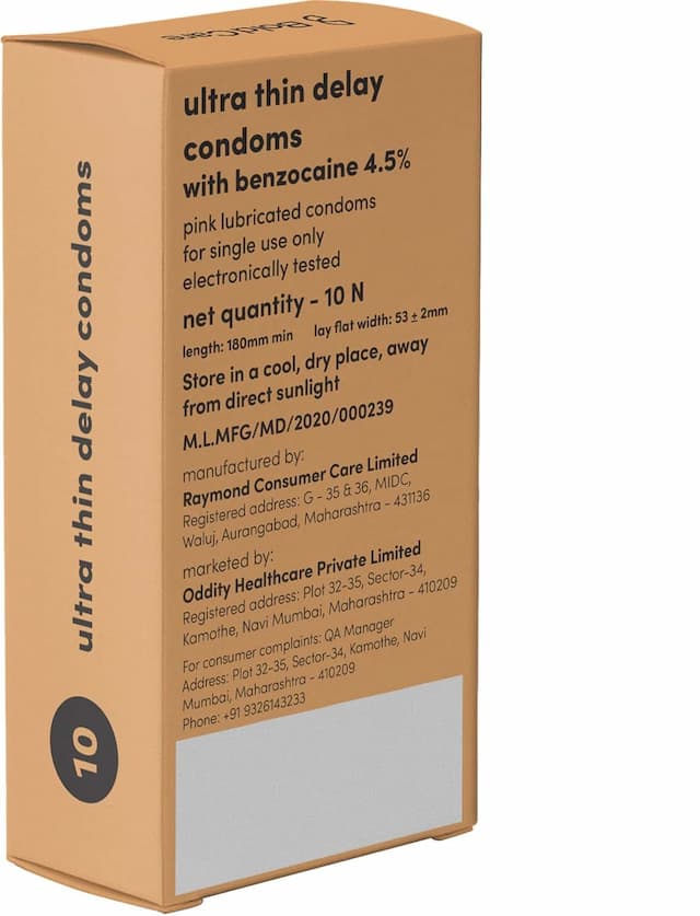 Bold Care Ultra Thin Long Last Condoms- Pack Of 10