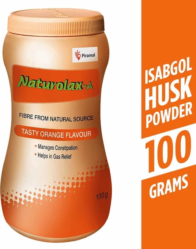 Buy NATUROLAX - A ISABGOL POWDER FOR CONSTIPATION RELIEF, TASTY ORANGE ...