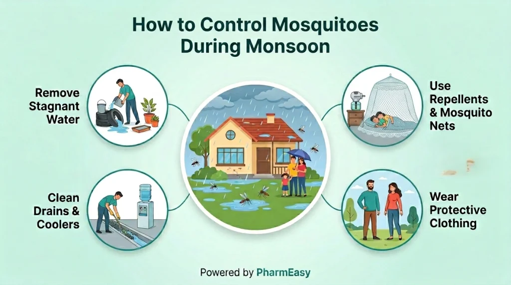 How to Control Mosquitoes During Monsoon