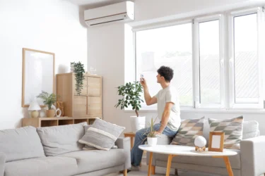 enter an air conditioned room only when you are dry 