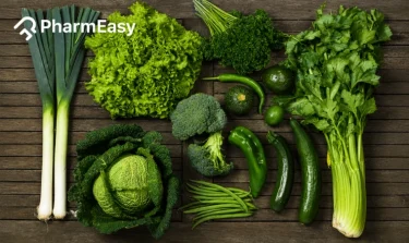 green leafy vegetables