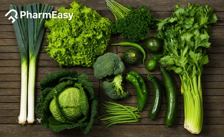 green leafy vegetables