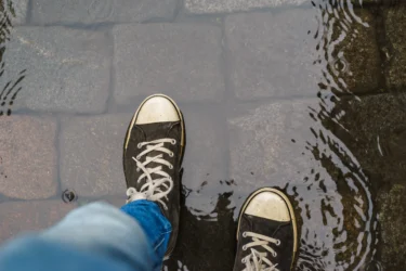 say no to wet shoes