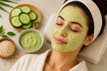 cucumber face mask