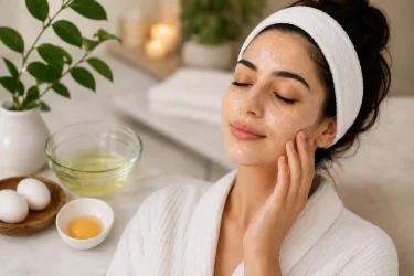 egg white mask