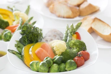 boiled vegetables