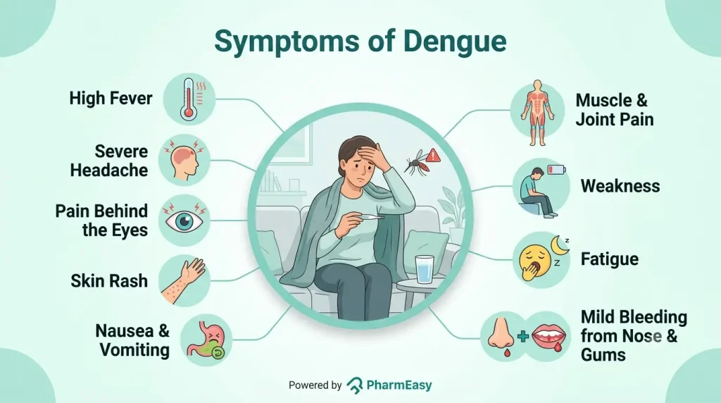 Symptoms of Dengue