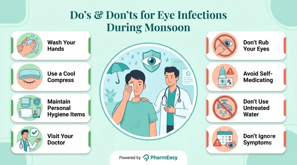 Do's and Don'ts for Eye Infections