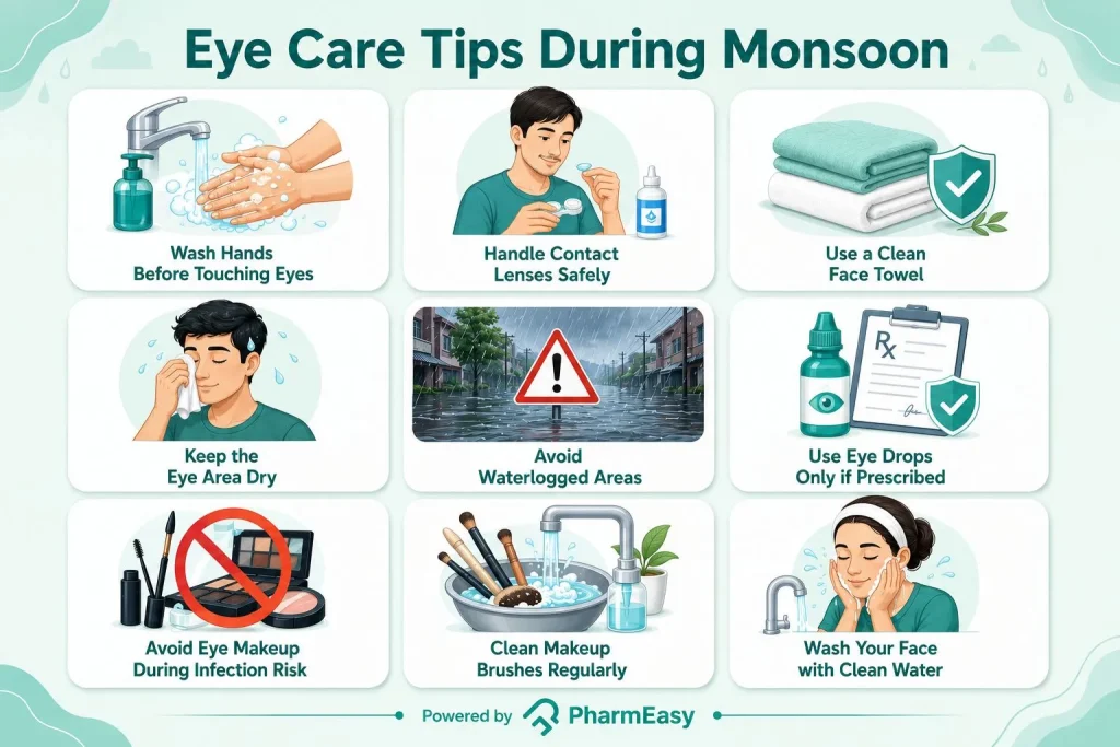 Eye Care Tips During Monsoon