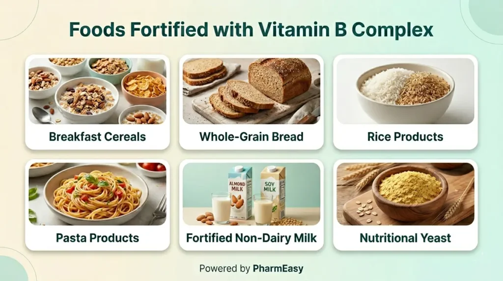 Foods Fortified with Vitamin B Complex