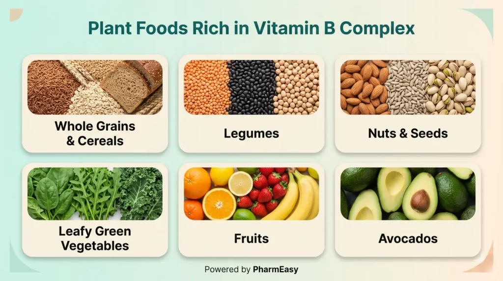 Plant Foods Rich in Vitamin B Complex