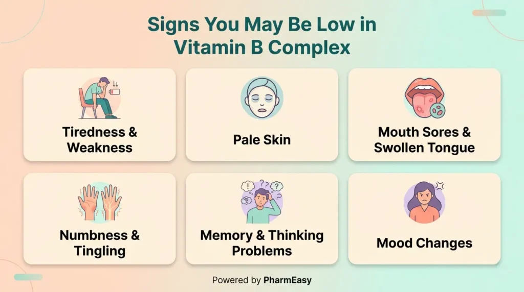 Signs You May Be Low in Vitamin B Complex