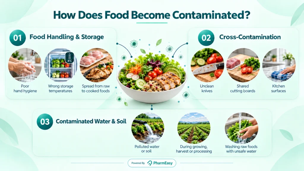 How Does Food Become Contaminated?