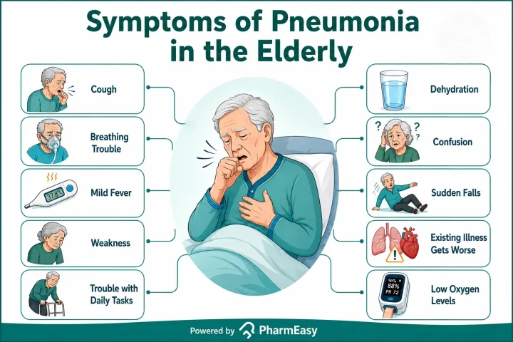 symptoms of pneumonia in elderly
